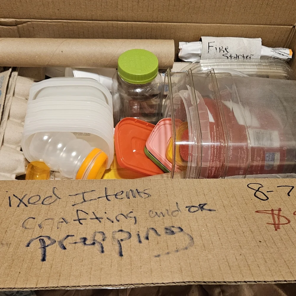This listing is for crafting and or Prepping. This box is dated 8/7/23Please